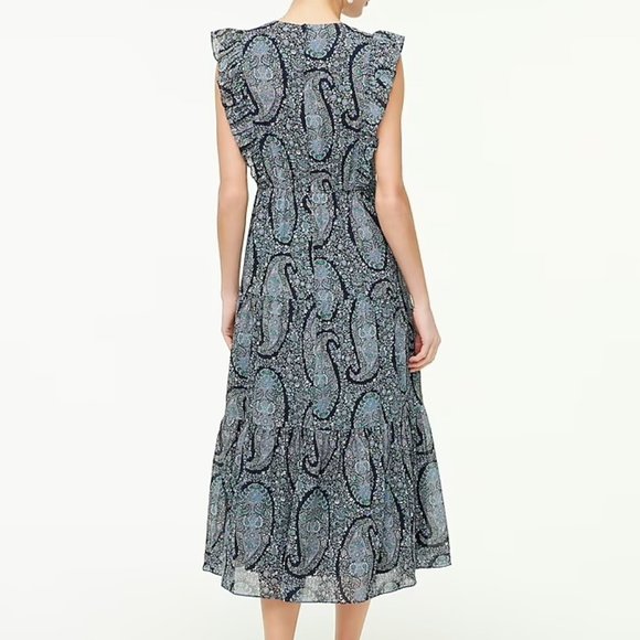 J.Crew Factory Tiered Ruffle Maxi Dress - Picture 4 of 10